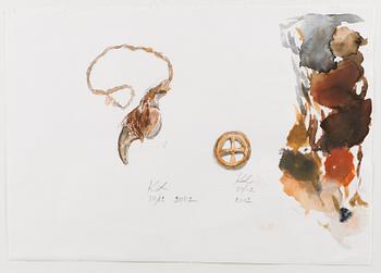 KUUTTI LAVONEN, akvarell, signerad och daterad 13/12 2002.