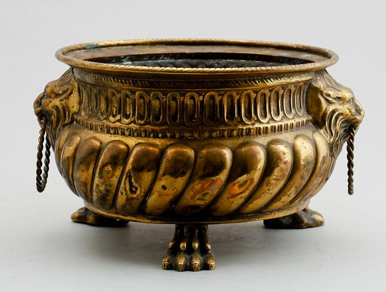 YTTERFODER/PUNSCHKYLARE, mässing, renässansstil, 1800-tal.