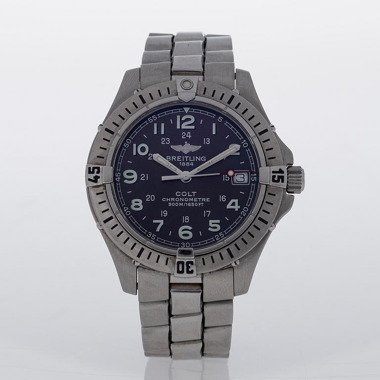 BREITLING, Colt (500M/1650FT), Chronometre, wristwatch, 38 mm,