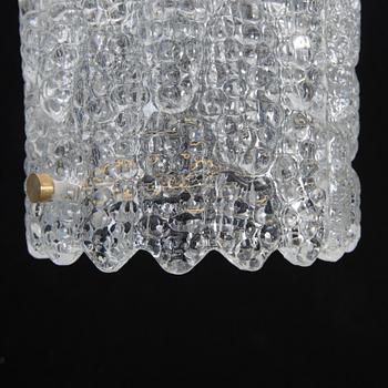 TAKLAMPA, Carl Fagerlund, Orrefors. Höjd 52 cm.
