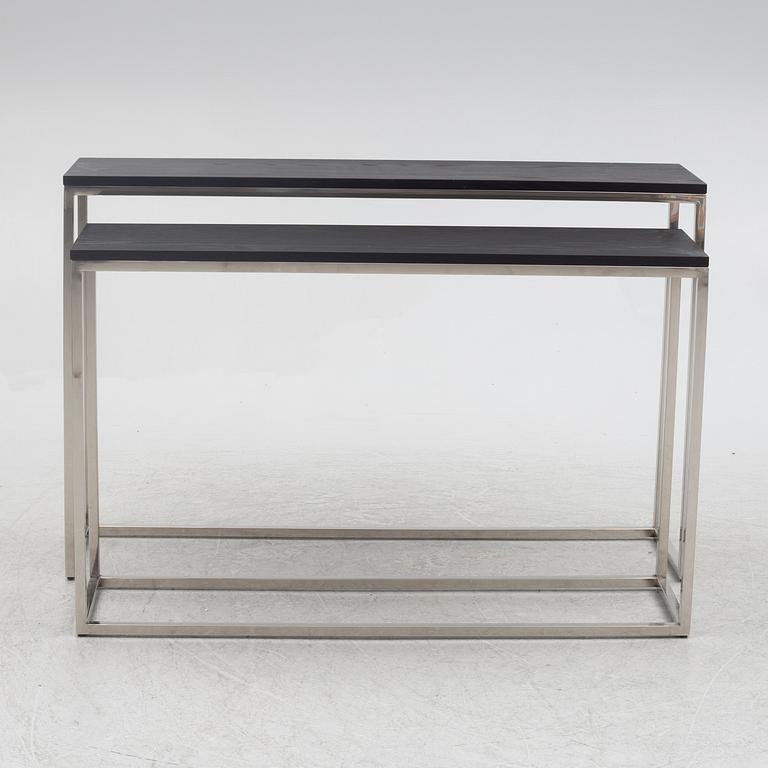 A est of two side tables, Rivièra Maison, contemporary.