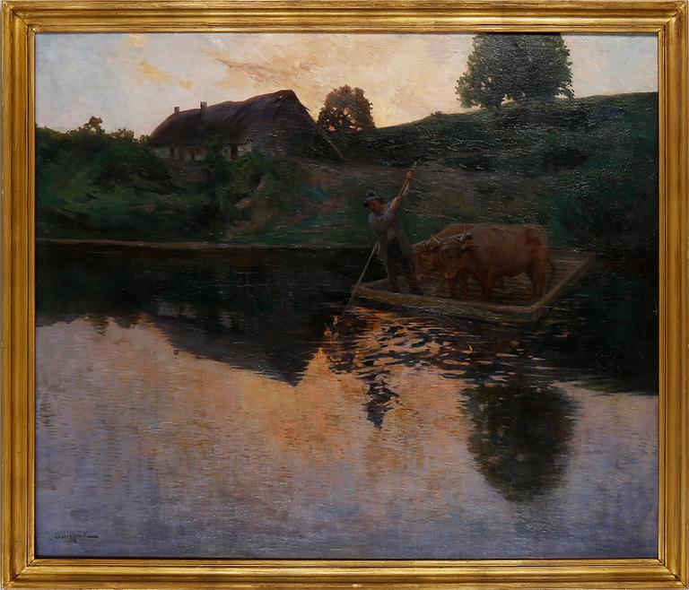 ALLAN ÖSTERLIND, olja på duk, signerad.