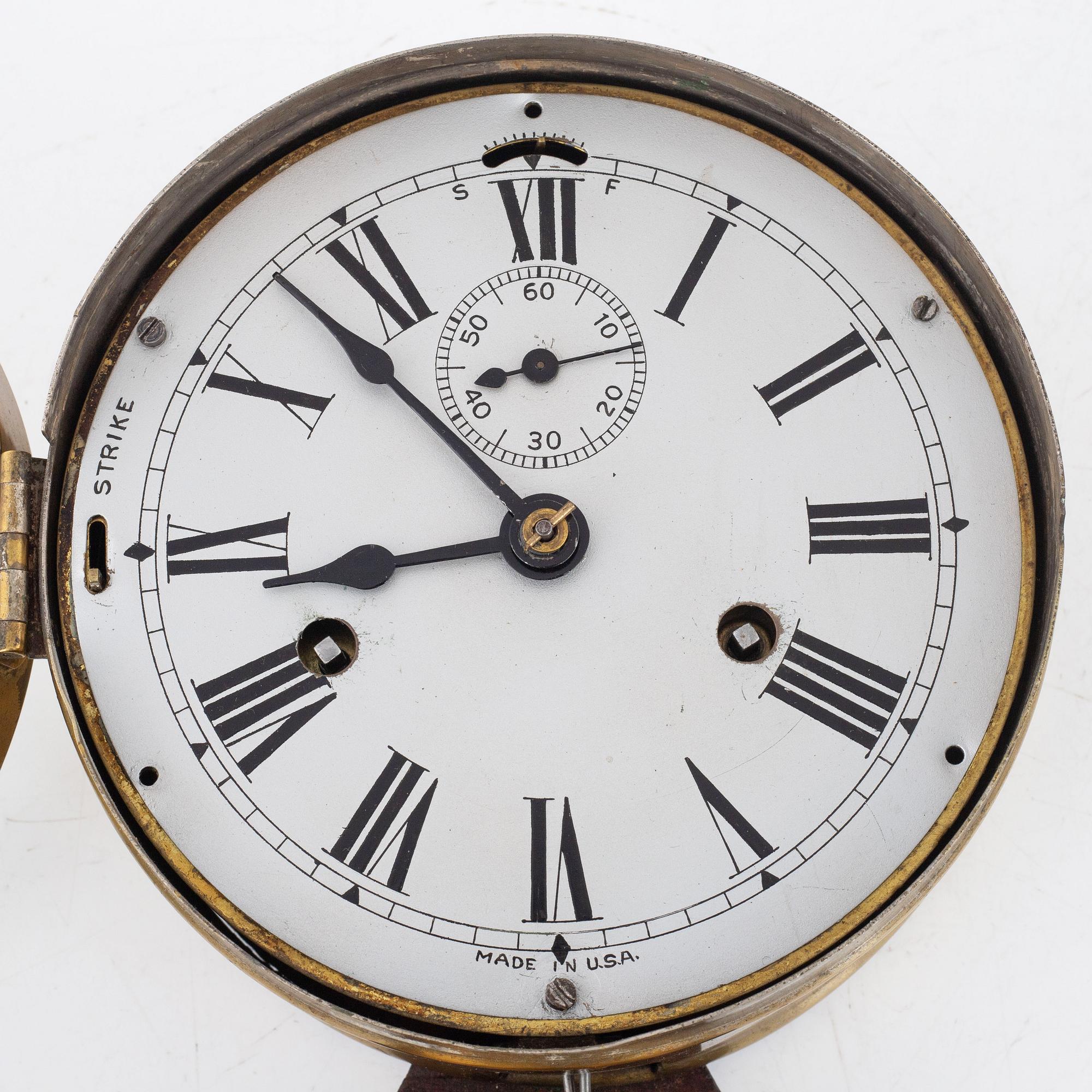 Ship's clock, 20th century.