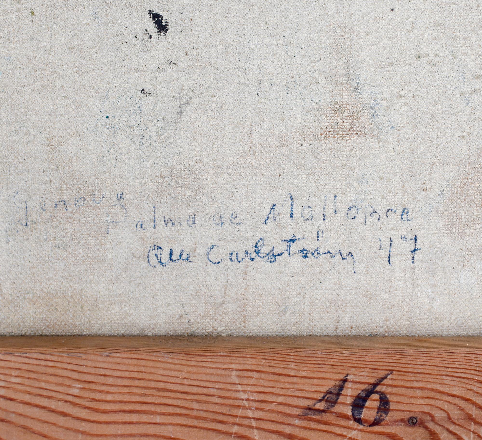 OLLE CARLSTRÖM, olja på duk, sign. och dat. -47.