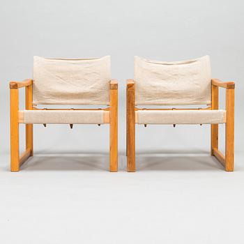 Karin Mobring, A pair of 1970's 'Diana' safari chairs for Ikea.