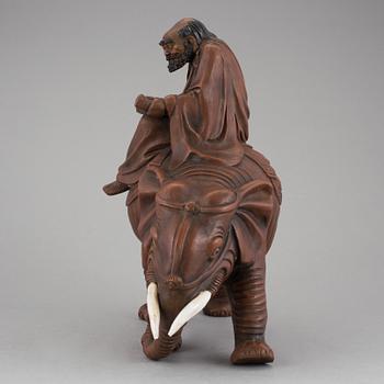 SKULPTUR, lergods, Japan, 1800/1900-tal.
