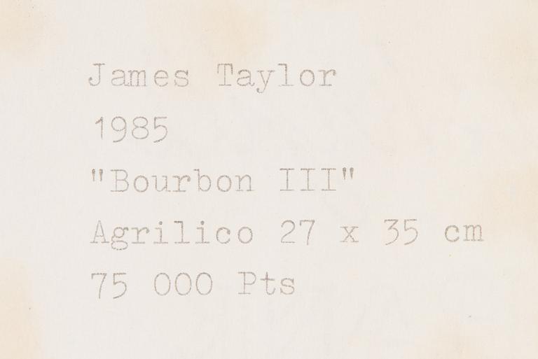 James Taylor, "Bourbon III".