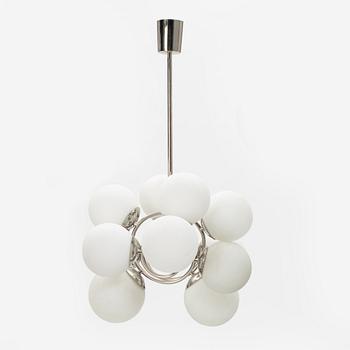 A sputnik model ceiling lamp from Kaiser Leuchten.