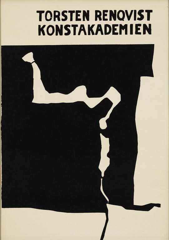 Torsten Renqvist, lithograph poster.