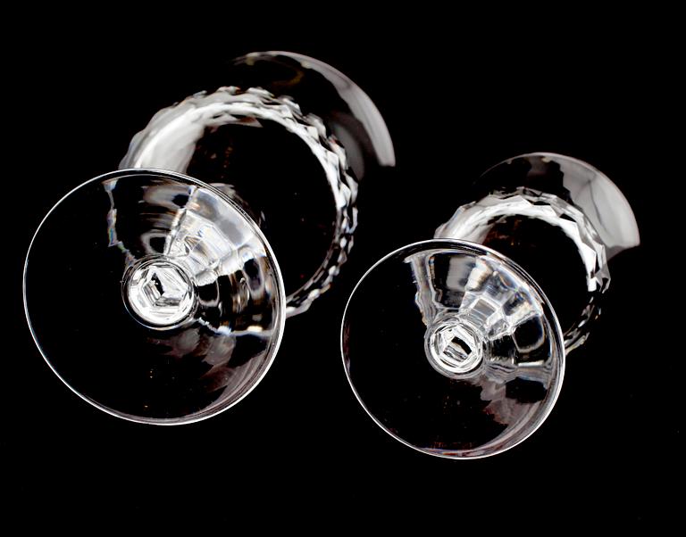 SERVISGLAS, 16 st, "Silvia", Ingeborg Lundin, Orrefors.