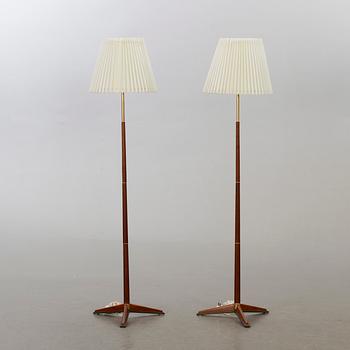 A pair of floor lamps, MAE, Möller Armatur Eskilstuna, 1950-tal.