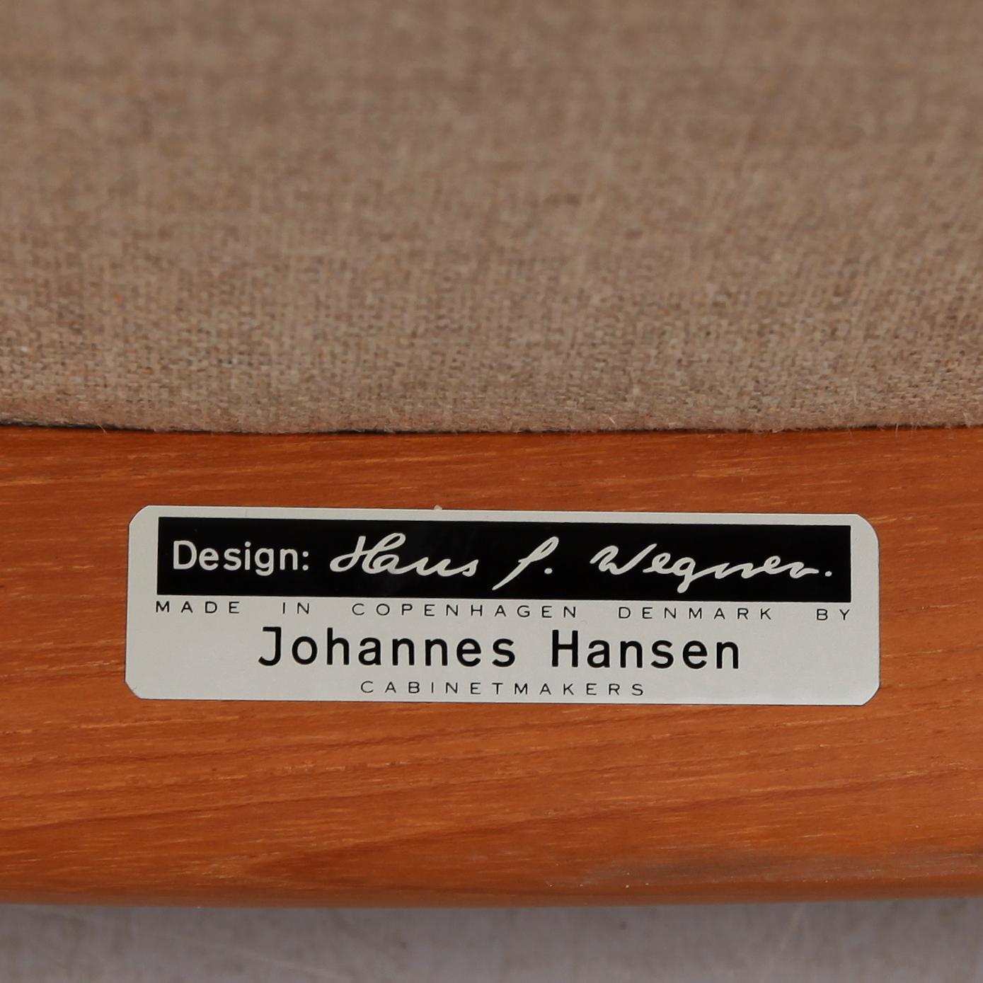STOL, "The Chair", Hans J. Wegner, Johannes Hansen, Danmark, sent 1900-tal.