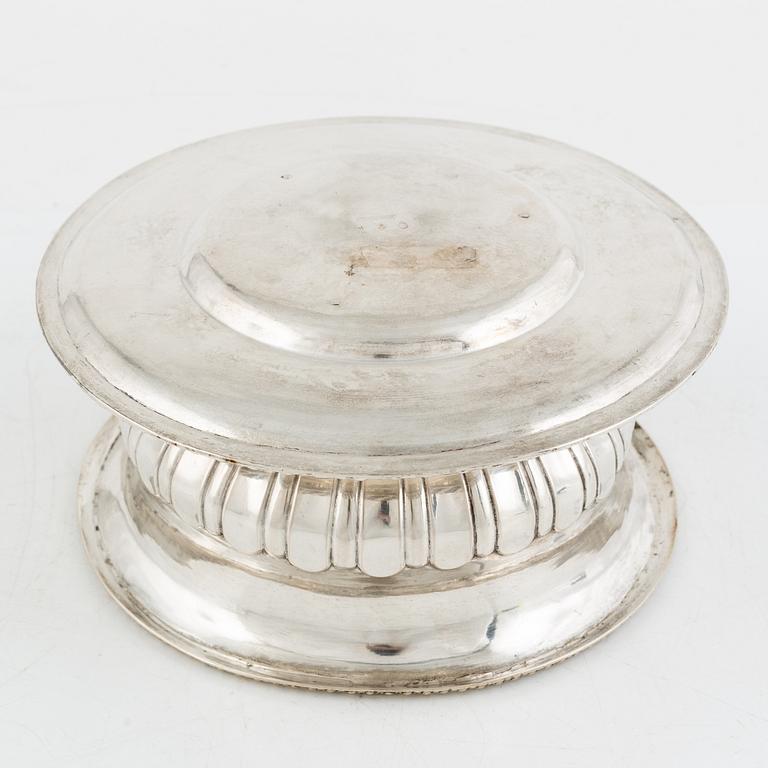 A Swedish Silver Empire Sauce Bowl, mark of Carl Petter Lampa, Stockholm 1836.