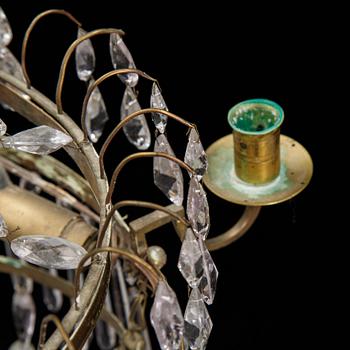 A Gustavian style chandelier, 20th Century.