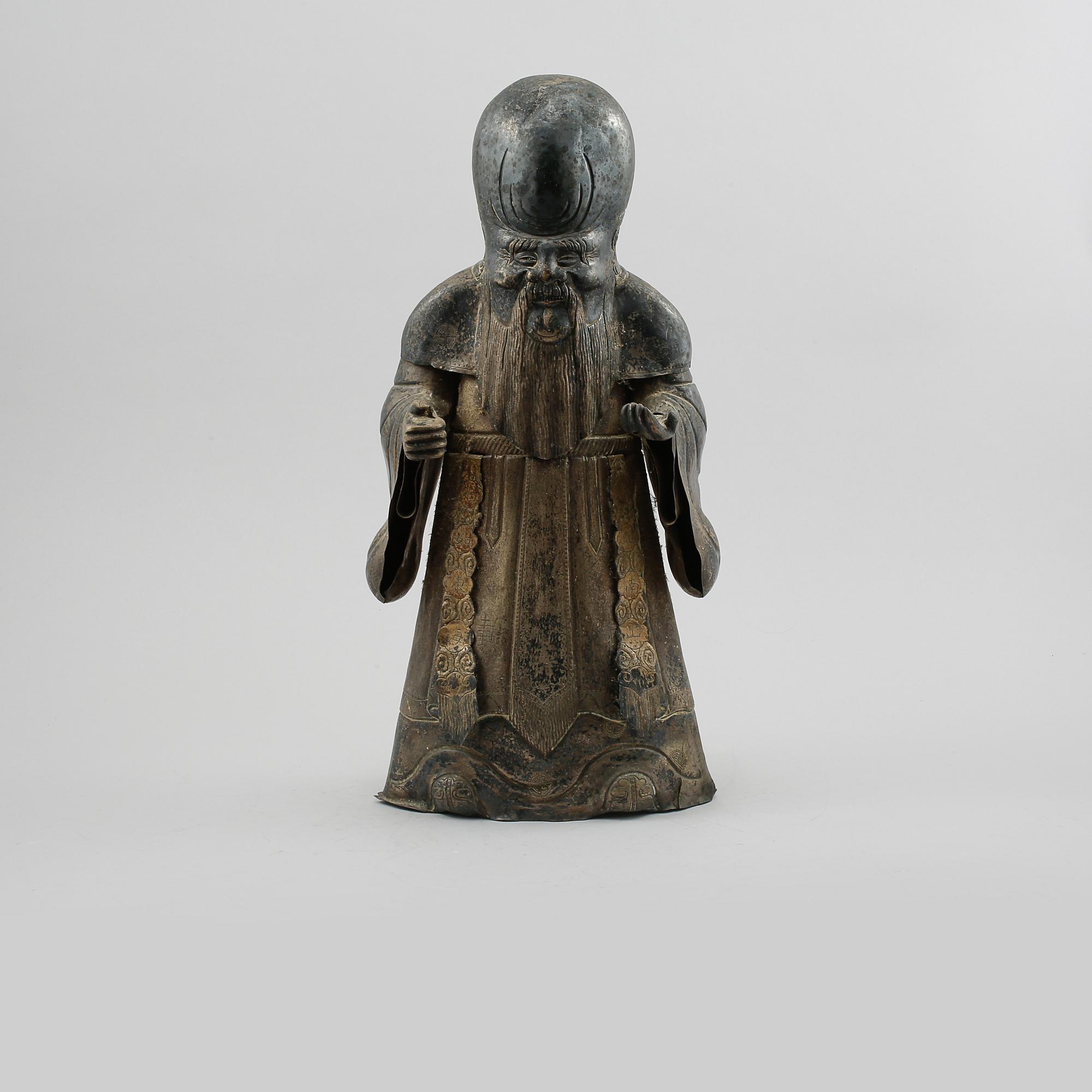 FIGURIN, silver, 1800/1900-tal. Total vikt 972 g.