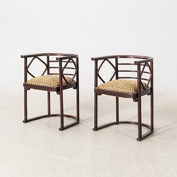 Karmstolar, ett par, Art Deco 1900-talets första hälft.