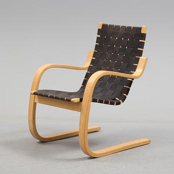 A late 20th century '406' armchair for Artek, designed by Alvar Aalto.