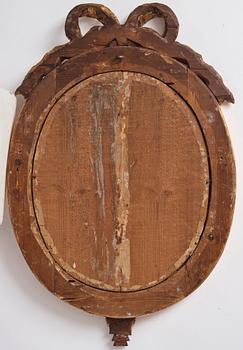 Spegellampetter, ett par, för två ljus vardera, ca år 1800, Gustavianska.