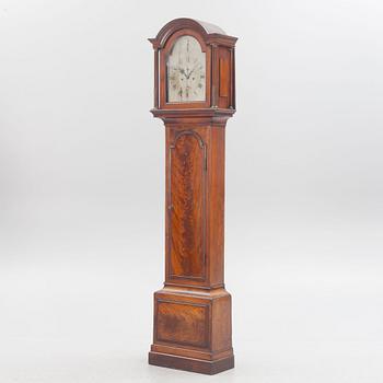 A longcase clock, William Allan, London, 18th century.