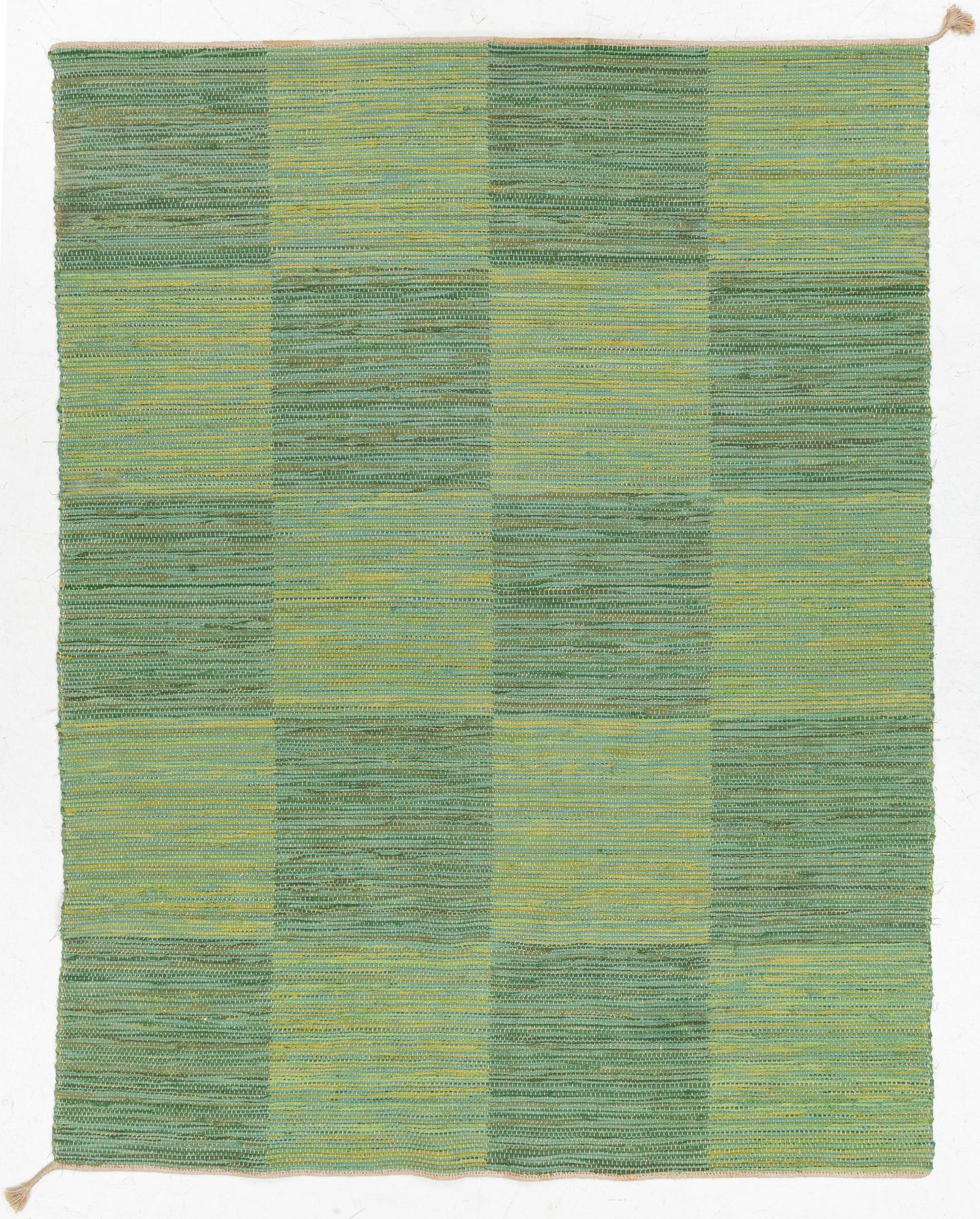 Margit Thorén, rag rug carpet, 'Schackrutan', Firma Svenskt Tenn, c. 250 x 194.