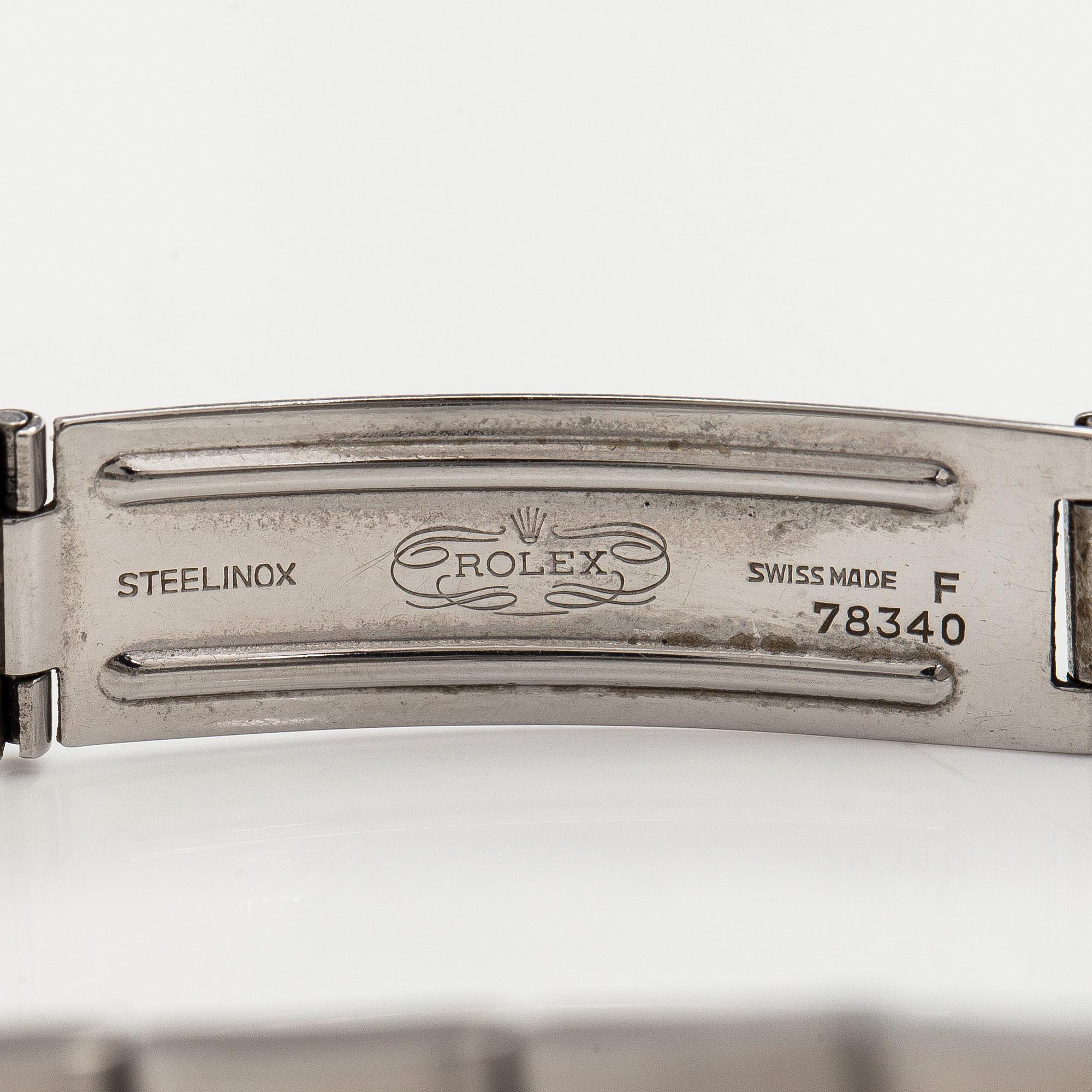 Rolex, Lady-Date, 26 mm, teräs, automaattinen, pleksilasi, 1970-luku.