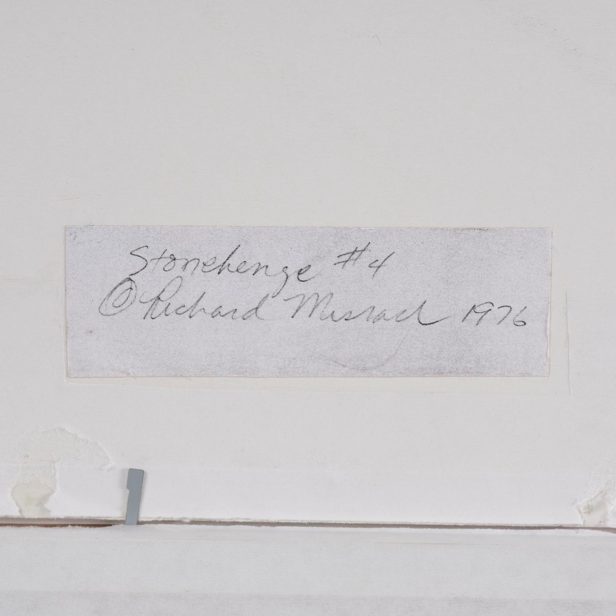 Richard Misrach, "Stonehenge #4", 1976.