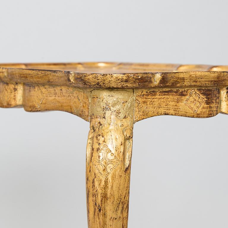 An Italian, mid-20th-century nesting table.