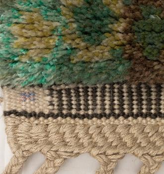 Barbro Nilsson, a carpet, "Gröningen ljus", knotted pile, ca 150 x 91 cm, signed AB MMF and BN.