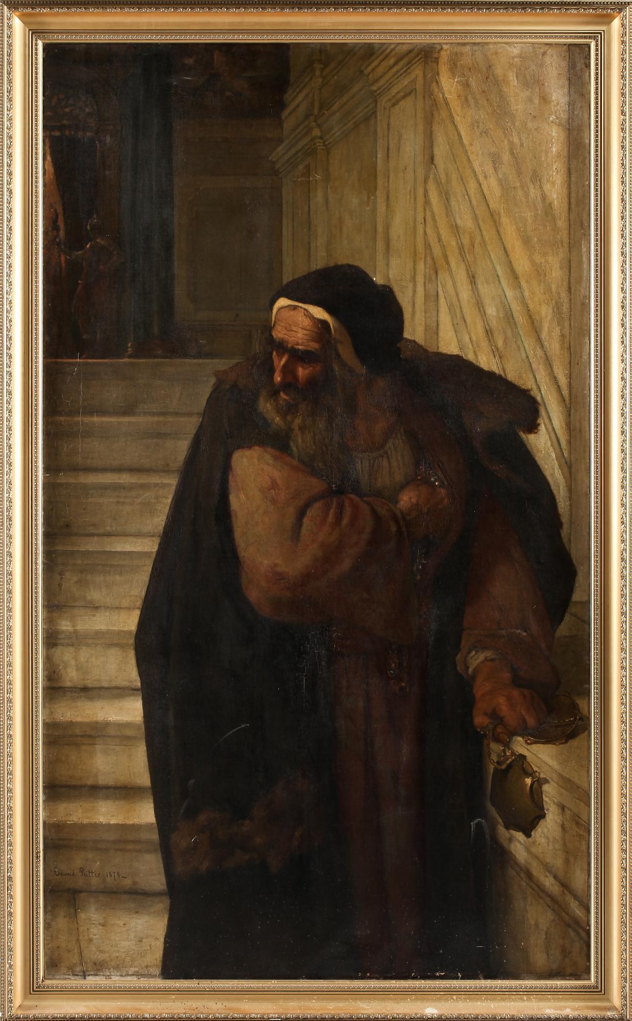 EDWARD PRITTIE, olja på duk, signerad och daterad 1878.