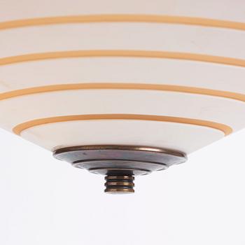 Edward Hald, a ceiling lamp, Orrefors, 1930s.