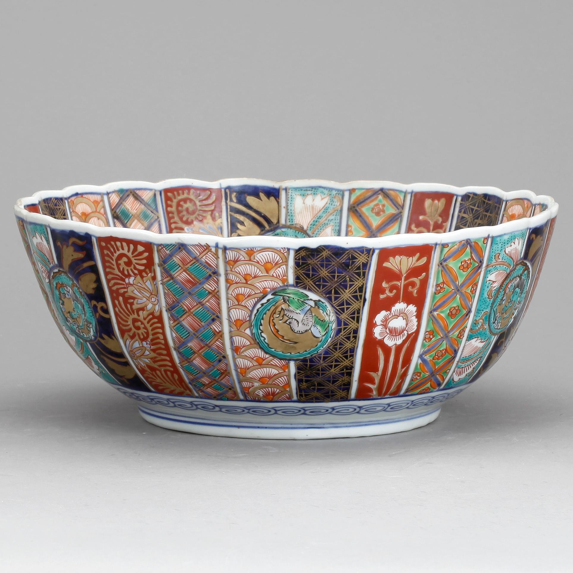 SKÅL, porslin, Imari, Japan, 1800-tal.