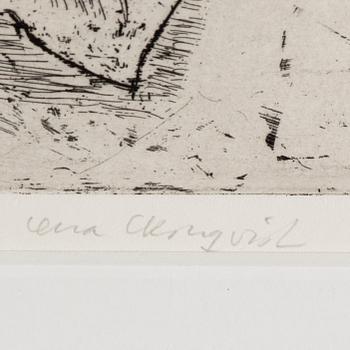 LENA CRONQVIST, etching, 1981, signed 145/150.