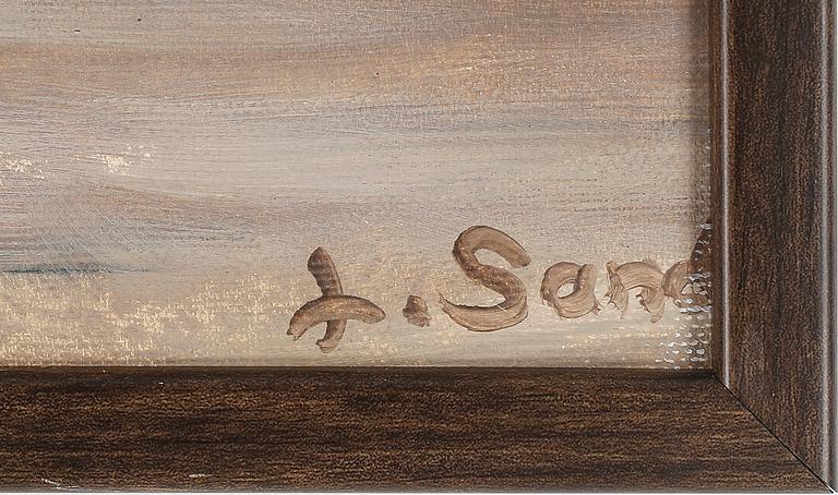 LENNART SAND, olja på duk, signerad.