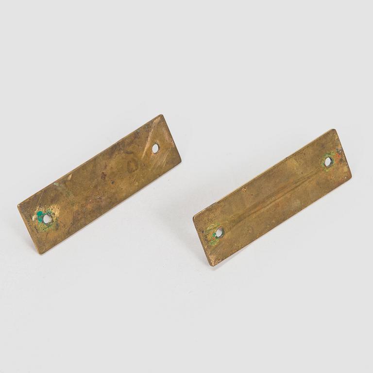 Paavo Tynell, a pair of '7284' wall lights for Taito, 1930s/1940s.