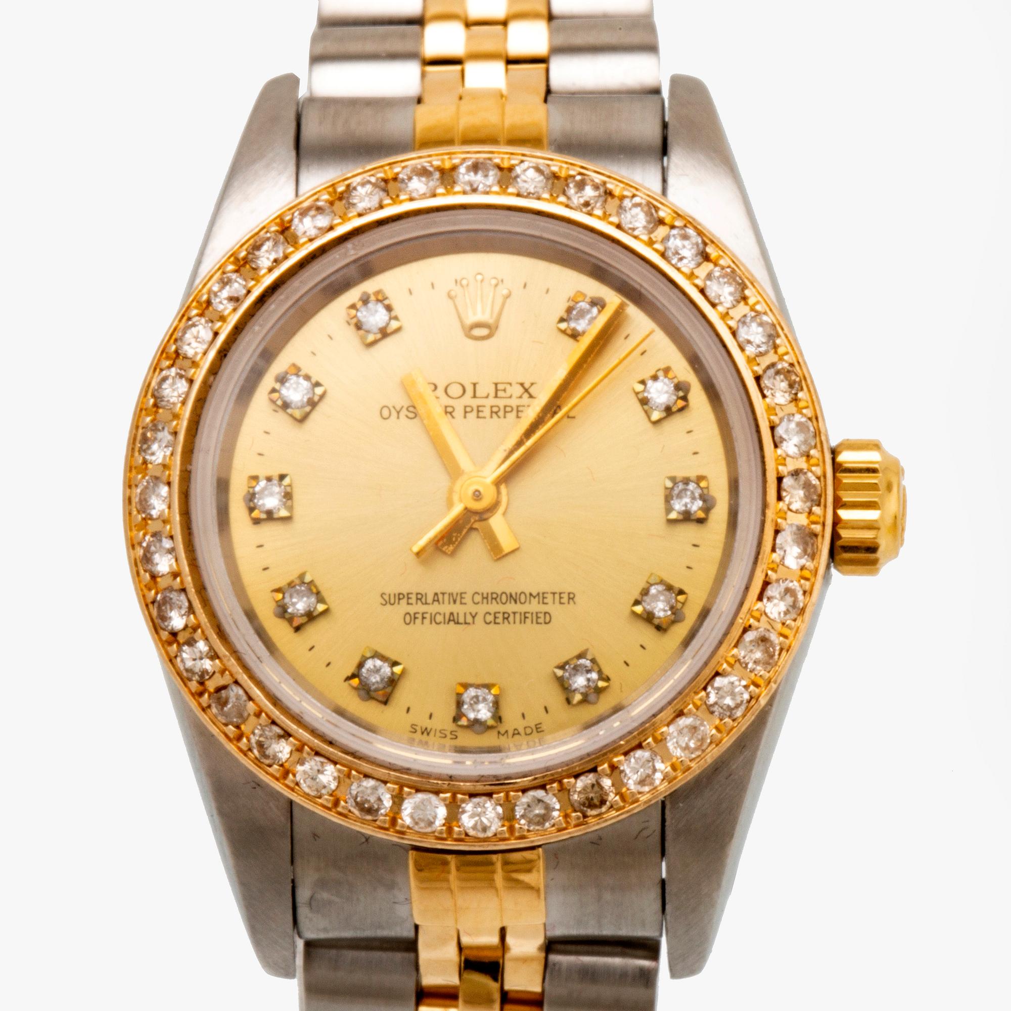 Rolex Oyster Perpetual, armbandsur 25 mm.