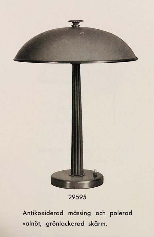 Erik Tidstrand, bordslampa, modell "29595", Nordiska Kompaniet, 1930-tal.