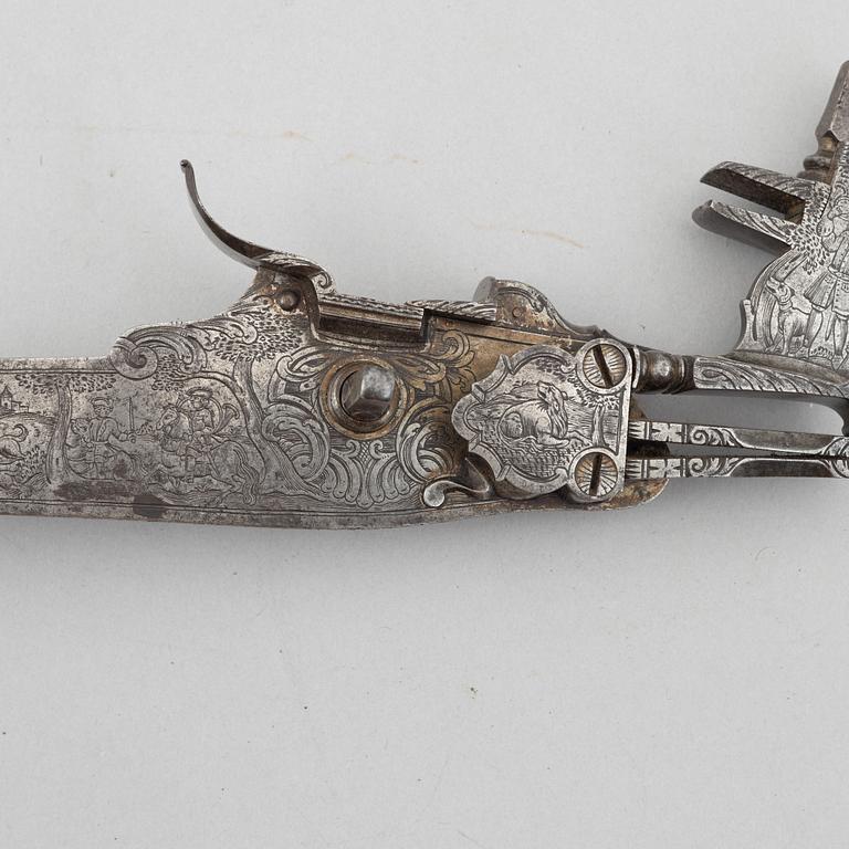 Wheel lock, first half of the 17th century.