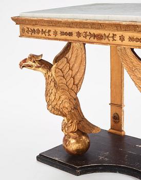 Konsolbord, Stockholmsarbete, tidigt 1800-tal, Empire.