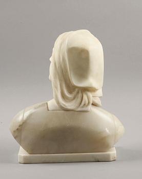 ALFREDO NERI, skulptur, alabaster, sign.