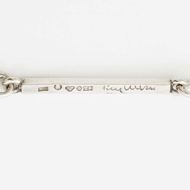 Kedja, Rey Urban med hänge, Thrersia Hvorslev för Alton, silver.