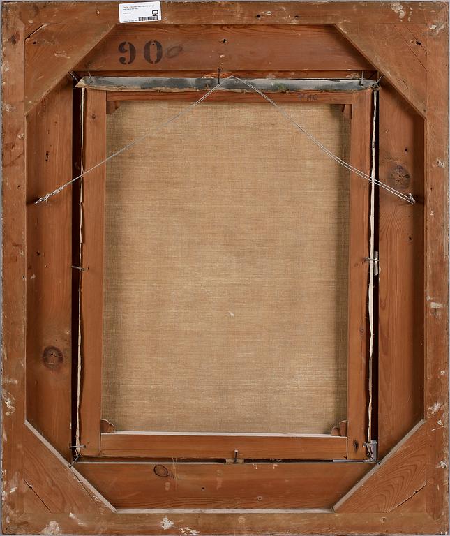 JOSEFINA HOLMLUND, olja på duk, signerad och daterad 1881.