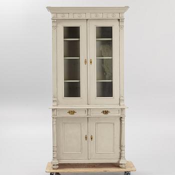 Display cabinet, late 19th century.