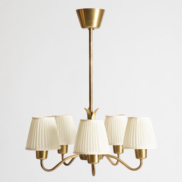 An ASEA ceiling lamp, Swedish Modern, 1940s.