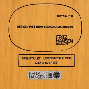 Piet Hein & Bruno Mathsson, 'Superelips' table, for Fritz Hansen, Denmark, 1991.