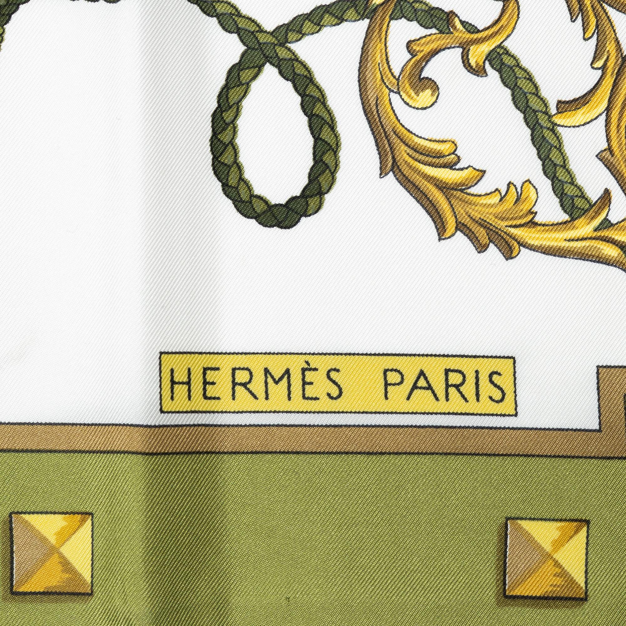 Hermès, scarf, "Les Clés".