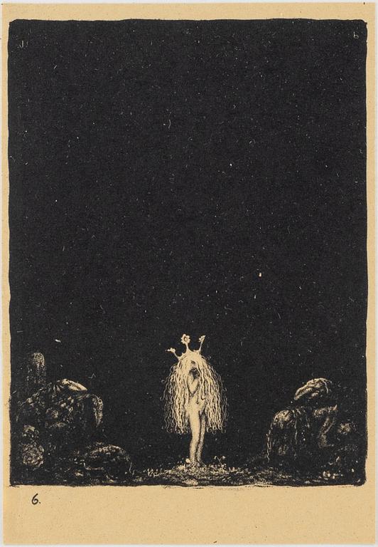 John Bauer, "Den lilla prinsessan och trollen".