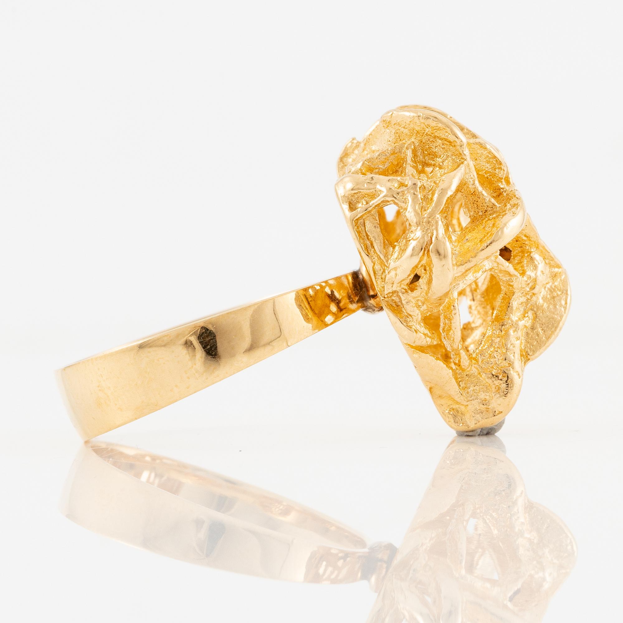 Björn Weckström, a ring 18K gold, for Lapponia.