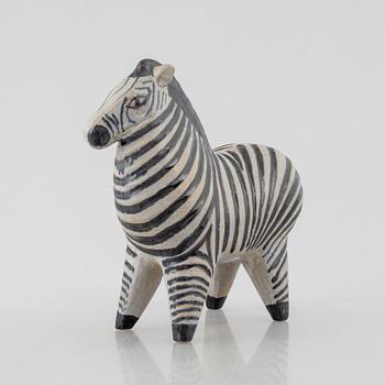 Lisa Larson, figurin, stengods, "Zebra", ur serien "Stora Zoo", Gustavsberg.