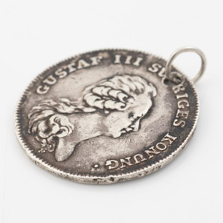 Medal of Valour, 1789 model, silver.