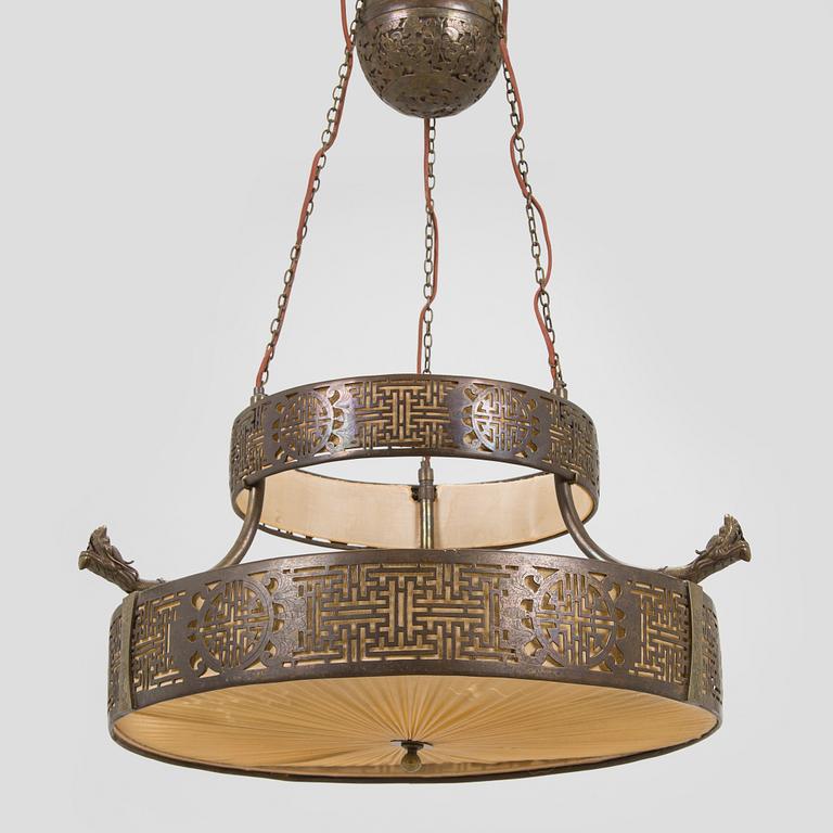 Taklampa, Kina 1900-talets första hälft/ mitt.